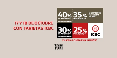 ¡Especial ICBC - 17 y 18 de octubre!